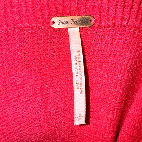 FREE PEOPLE Women's Small Ottoman Slouchy Tunic Pink SKU0194 - Picture 7 of 8